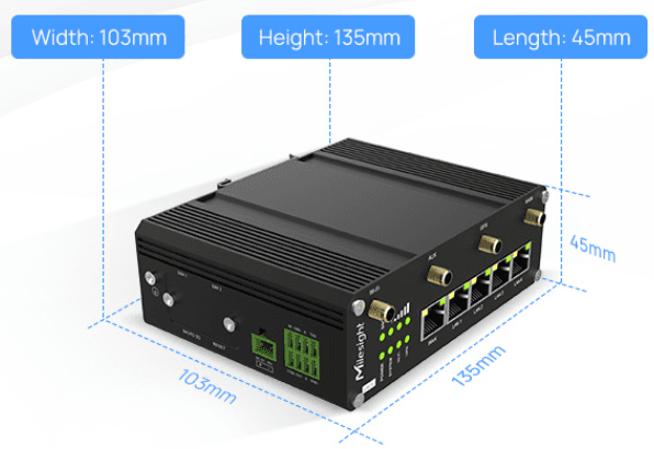 Router Celular Industrial 4G LTE con WiFi y Puertos Ethernet para IoT y M2m image 4
