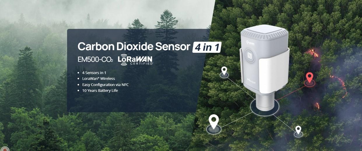 Sensor Industrial LoRaWAN para Monitoreo de Co2, Temperatura, Humedad y Presion / Bateria 10 Anos / IP67 image 3