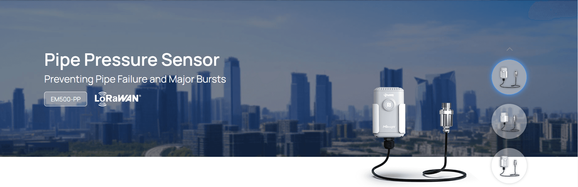 Sensor Industrial de Presión de Tuberías con Conectividad LoRaWAN image 2