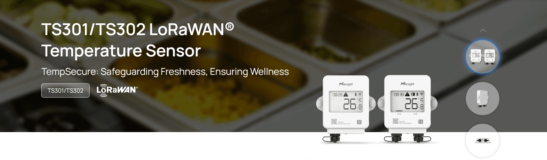 Display LoRaWAN para Sensor de Temperatura y Sensor Magnetico para Uso en Cuartos Frios image 2