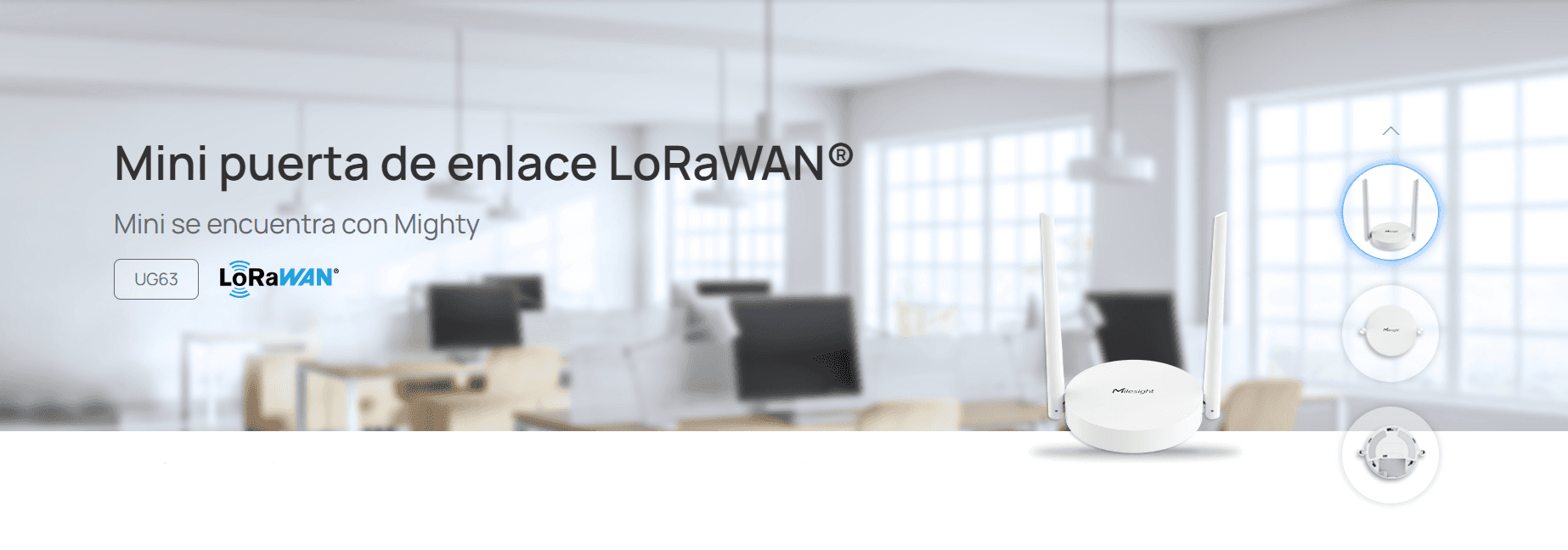 Gateway LoRaWAN para Interior / 8 Canales / 2000 Nodos / 4G LTE + Ethernet / Alcance 2 Km Urbano image 3