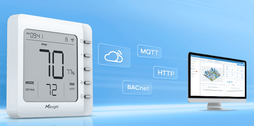 Termostato Inteligente LoRaWAN para Hvac / 4 Etapas Calefacción + 2 Refrigeración / Compatible con Bombas de Calor y Calderas / Control Inalámbrico de Largo Alcance / Automatización de Edificios (bms) image 6