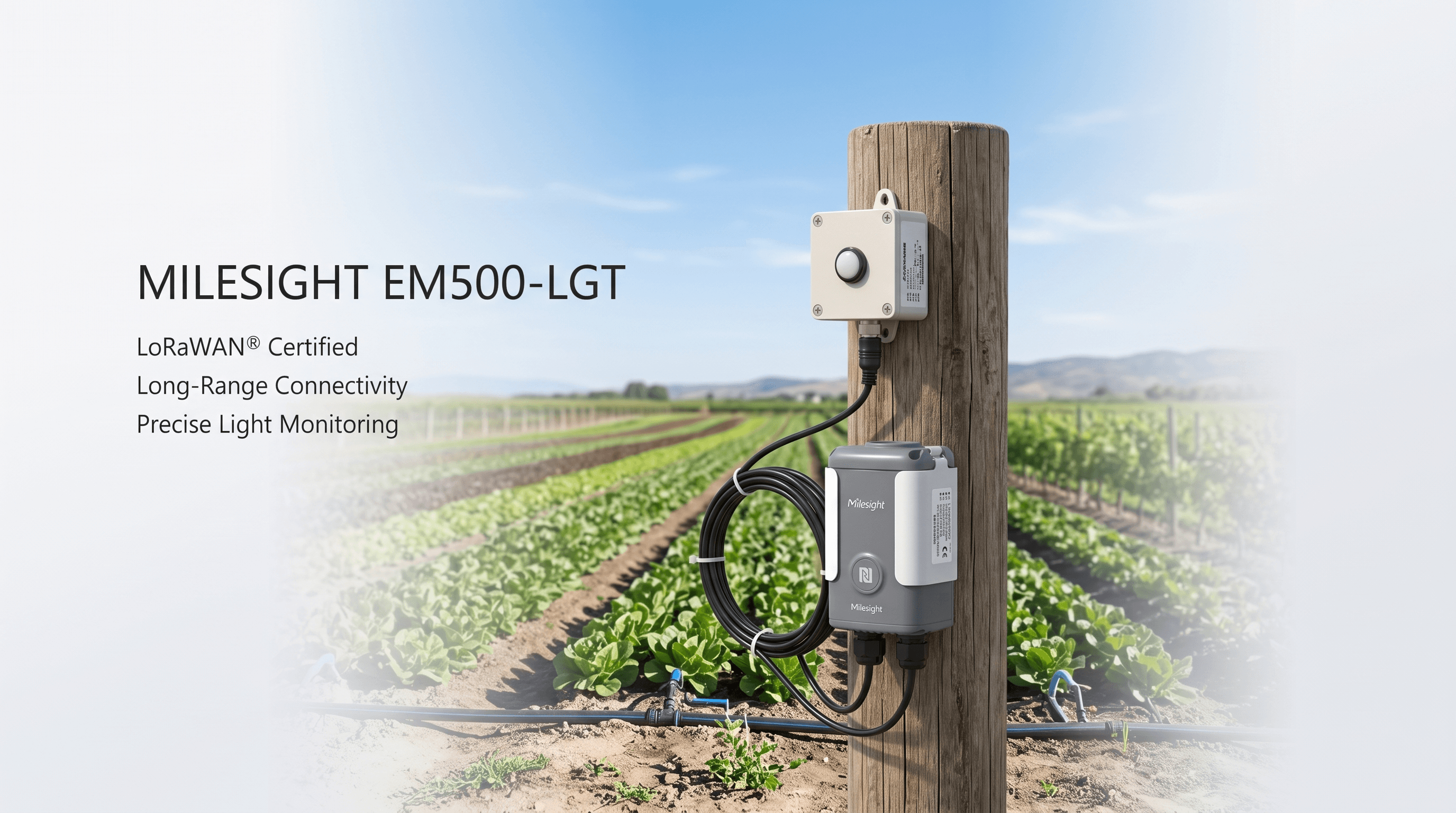 Sensor Inteligente de Iluminación LoRaWAN / Monitoreo de Luz Ambiental / IP67 / Batería 10 Años image 10